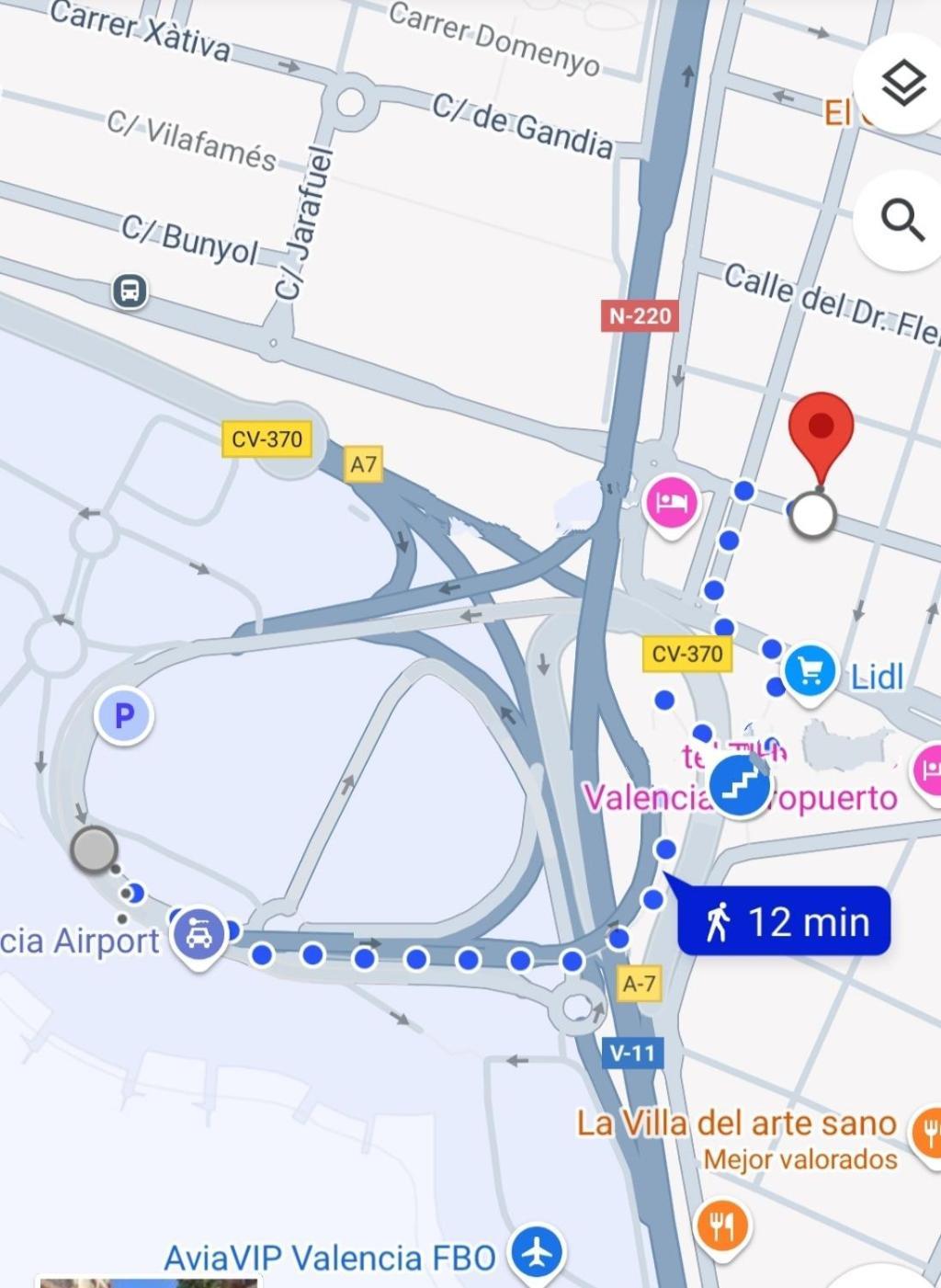 Alojamiento Junto Aeropuerto Valencia A มานิเซส ภายนอก รูปภาพ